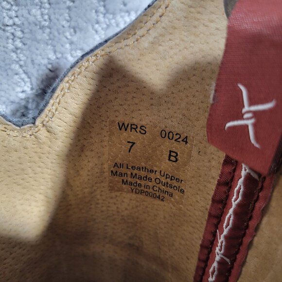 Twisted X Red White Blue Leather Veterans War Fringe Boot Womens Size 6, 7.5,8.5 - Picture 12 of 12